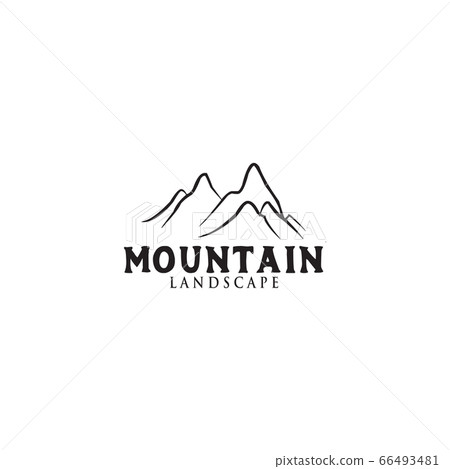 Mountain icon logo design vector illustration Mountain icon logo design vector illustration 66493481