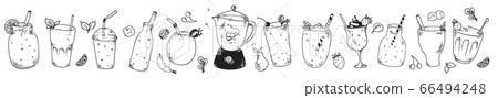 Smoothie sketches set 66494248