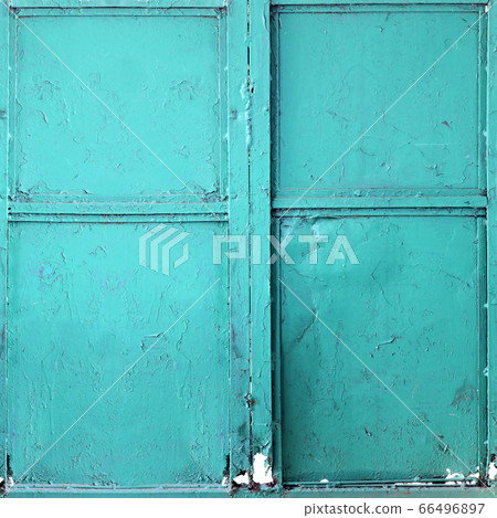 Textured old metal wall with stains of rust 66496897