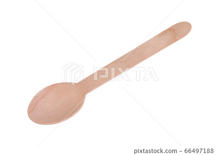 Wooden Spoon isolated on white 66497188