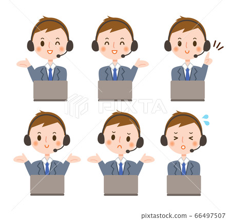 Operator man - Stock Illustration [66497507] - PIXTA