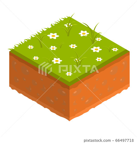 Isometric Soil Layers tile Isometric Soil Layers tile 66497718