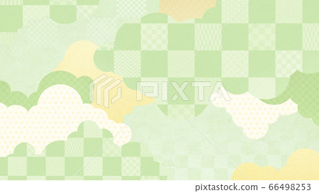 Green Japanese pattern Green Japanese pattern 66498253