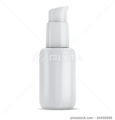 Lotion bottle. Pump dispenser cosmetic container Lotion bottle. Pump dispenser cosmetic container 66498896