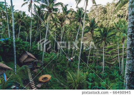 long nomads with man away at rice terass long nomads with man away at rice terass 66498945