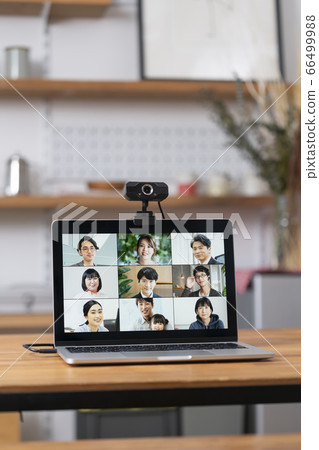 在線會議Web會議圖像 66499988