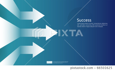 Business arrow target direction background to - Stock Illustration ...