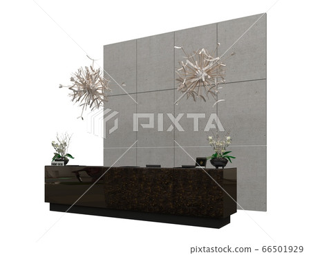 Reception isolated on white background 3d illustration 66501929