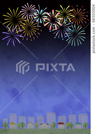 煙花和夜景 66503004