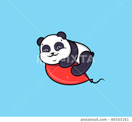The logo Happy Birthday with panda and balloon.... - Stock Illustration  [66503161] - PIXTA
