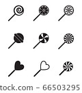 Lollipop icon, candy icons set 66503295