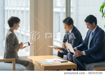 business, man and woman, businessperson 66503540