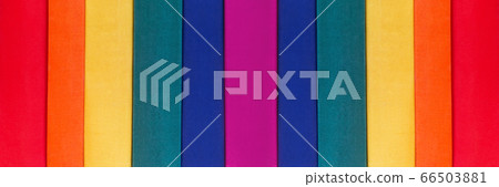 Various colorful hardbounds books banner. Education concept. 66503881