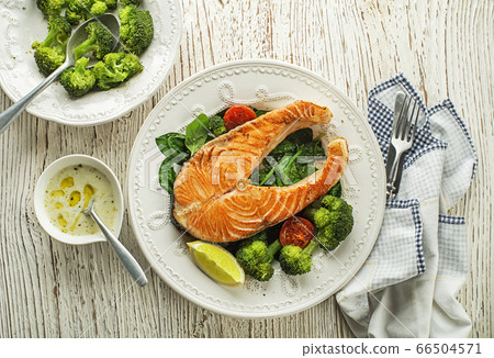 Salmon fish 66504571