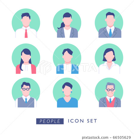 辦公室工作人員 辦公室工作人員圖標素材集 插圖素材 圖庫