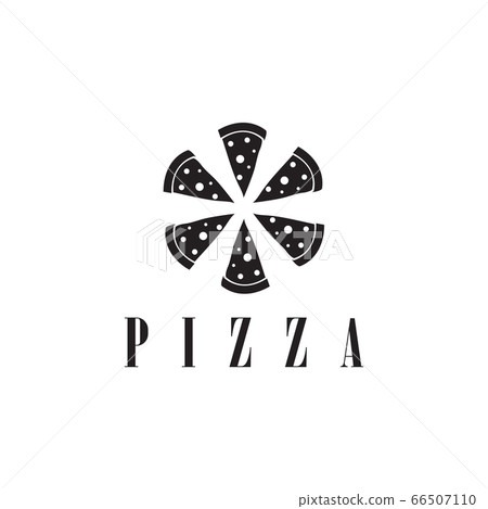 Pizza restaurant logo design vector template - Stock Illustration ...
