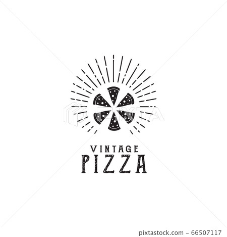 Pizza restaurant logo design vector template - Stock Illustration ...