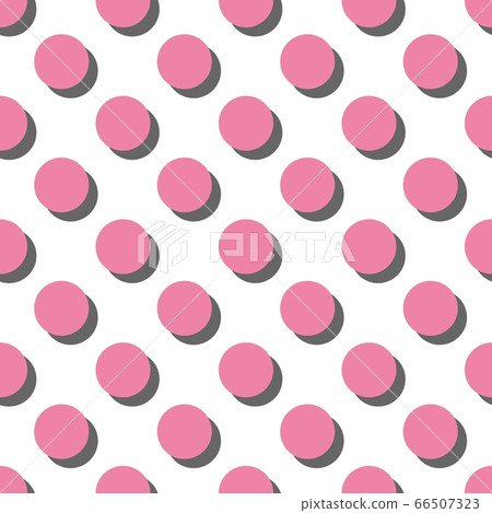 Tile pattern with big red polka dots on white Vector Image