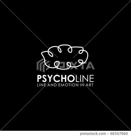 Psycholine design  illustration vector template 66507660