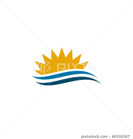 Sun logo icon design vector template 66508367
