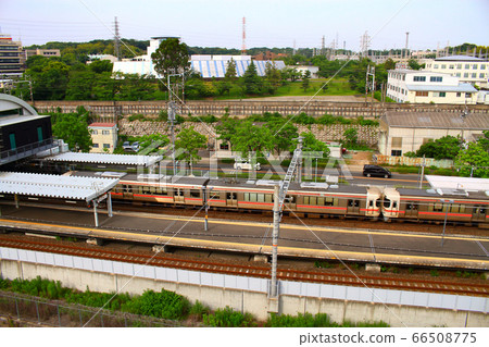 Trains departing from Minamiodaka Station Trains departing from Minamiodaka Station 66508775