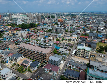 Aerial view of Nagoya cityscape taken by drone Aerial view of Nagoya cityscape taken by drone 66510028