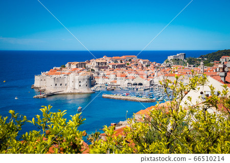 Old town of Dubrovnik in summer, Dalmatia, Croatia 66510214