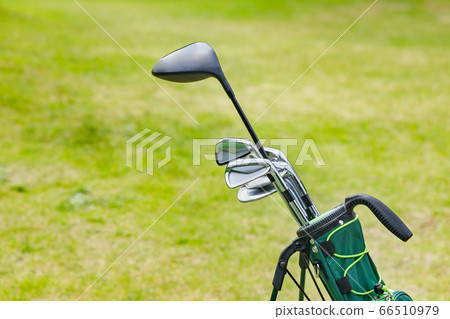 Of golf courses and golf clubs with beautiful green grass Of golf courses and golf clubs with beautiful green grass 66510979