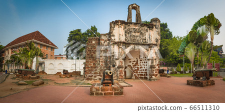 Surviving gate of the A Famosa fort in Malacca, 66511310