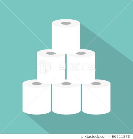 stack of toilet paper icon stack of toilet paper icon 66511878