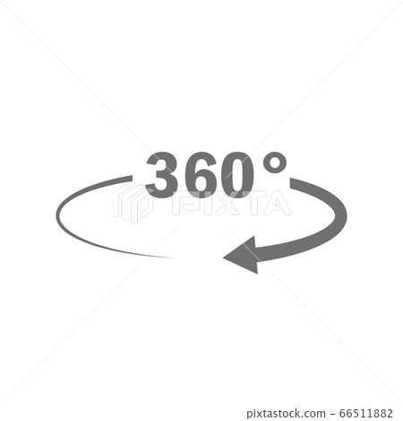 angle 360 degrees sign icons geometry math... - Stock Illustration ...