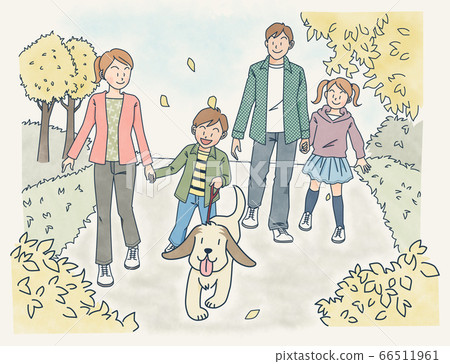 Walking with family 66511961