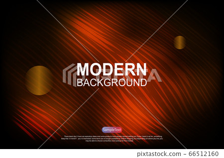 Abstract dark background with gradient, subtle orange wavy stripes 66512160