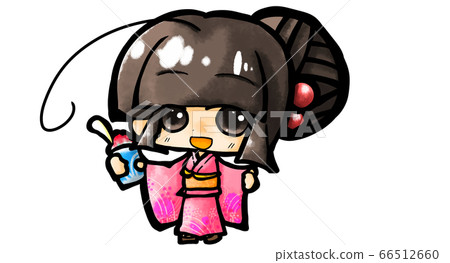 Shaved ice and yukata 66512660