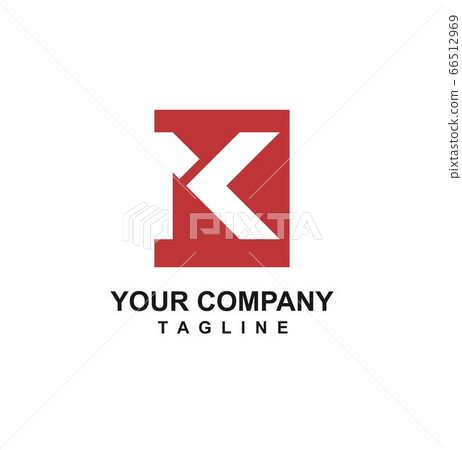 K, IK initials rectangle geometric logo and vector K, IK initials rectangle geometric logo and vector 66512969