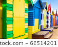 Holiday in Australia view of Brighton Bathing Boxes in Melbourne 66514201