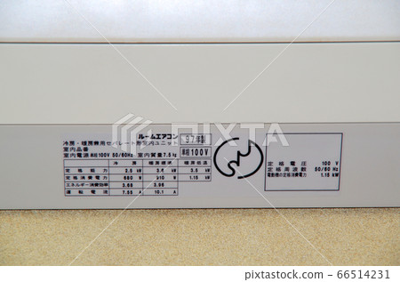 Air conditioner labels that have become obsolete and require replacement 66514231