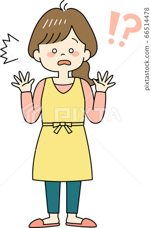 圍裙的驚人家庭主婦(全身) 圍裙的驚人家庭主婦(全身) 66514478