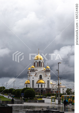 Church on Blood on place there was killed russia rey Romanov famaly, Russia, Ekaterinburg. Church on Blood on place there was killed russia rey Romanov famaly, Russia, Ekaterinburg. 66514480