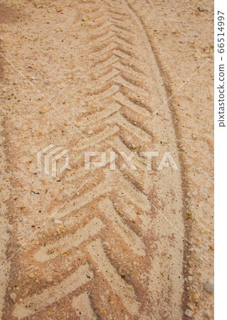 background of traces of truck and dumper in mud background of traces of truck and dumper in mud 66514997