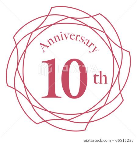 10th anniversary mark 10th anniversary mark 66515283