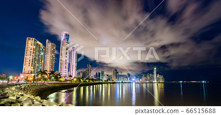 Evening skyline of Panama City Evening skyline of Panama City 66515688