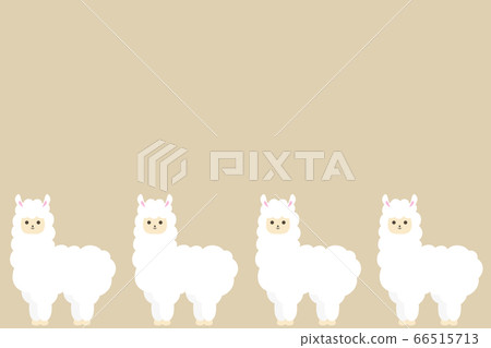 Alpaca frame rectangle beige 66515713