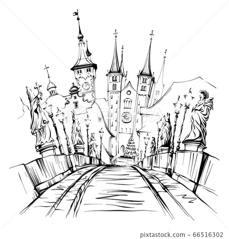 Vector sketch of Wurzburg Vector sketch of Wurzburg 66516302