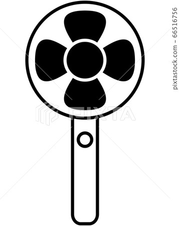 Handy Fan Icon Stock Illustration