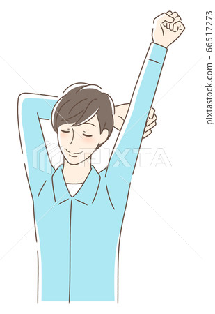 Men stretching 66517273