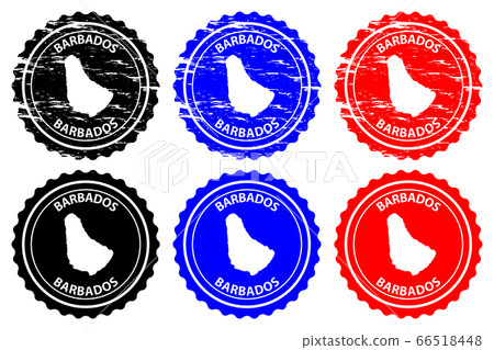 Barbados rubber stamp 66518448
