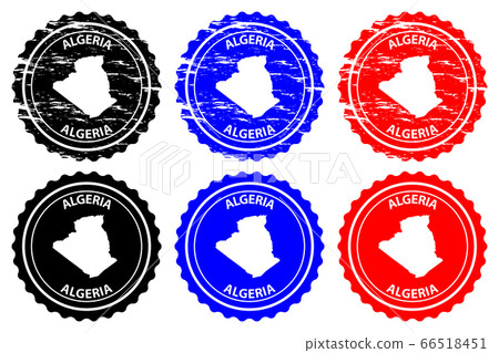 Algeria rubber stamp 66518451
