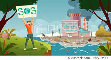 Eco protest, save planet concept Eco protest, save planet concept 66519413
