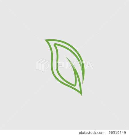 Eco icon green leaf vector illustration template - Stock Illustration ...